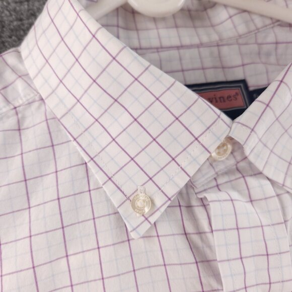 Vineyard Vines Button-Down Whale Cotton Medium Check Colorful Men Button Up - Picture 9 of 16
